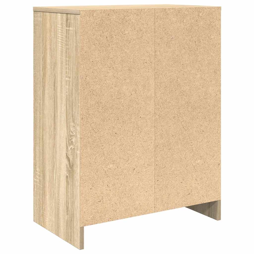 Shoe cabinet Sonoma oak 57x34x76 cm wood material