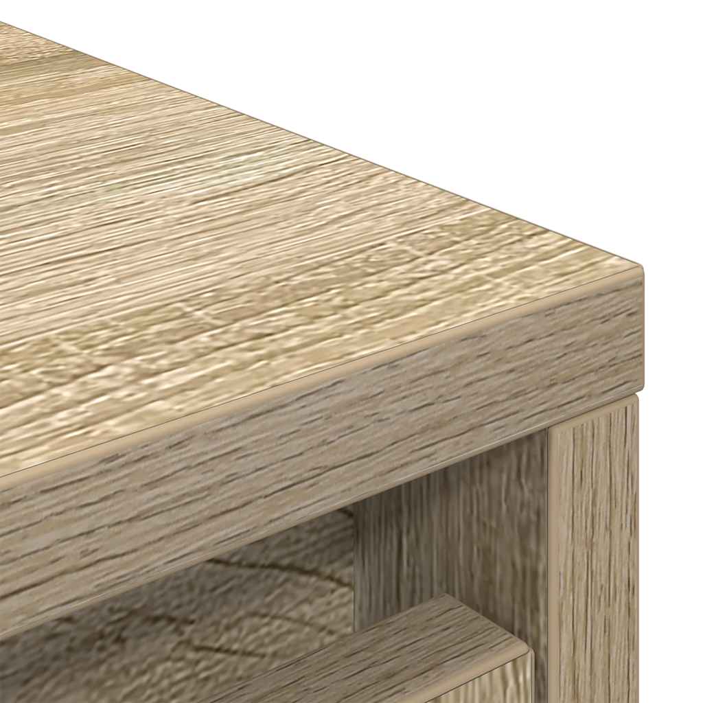 Shoe cabinet Sonoma oak 57x34x76 cm wood material