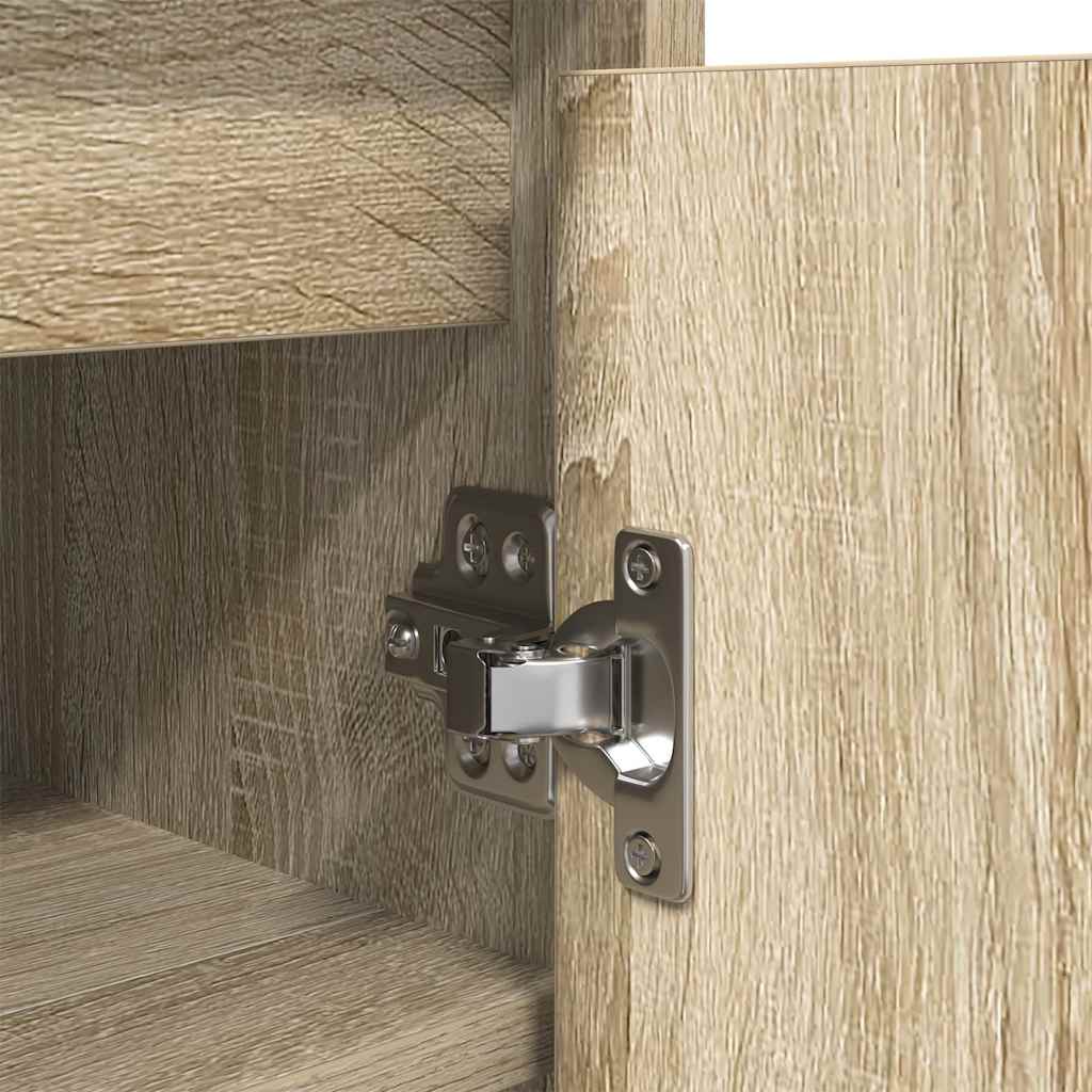 Shoe cabinet Sonoma oak 57x34x76 cm wood material