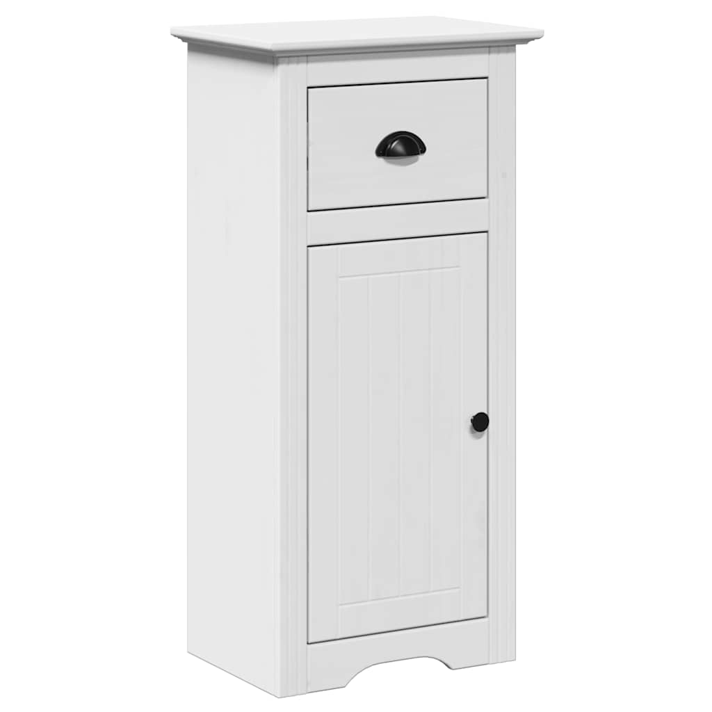 3-piece bathroom furniture set BODO white solid pine