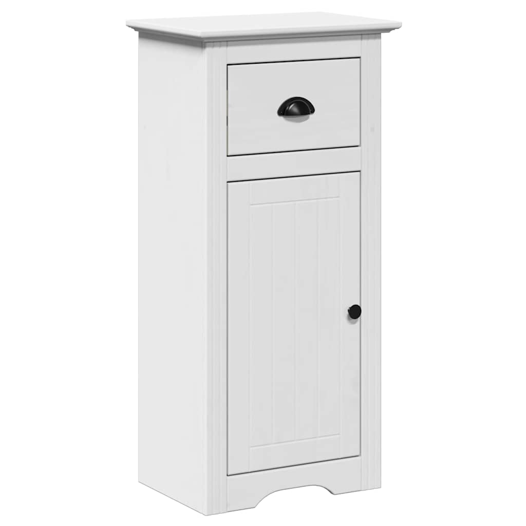 4-piece bathroom furniture set BODO white solid pine