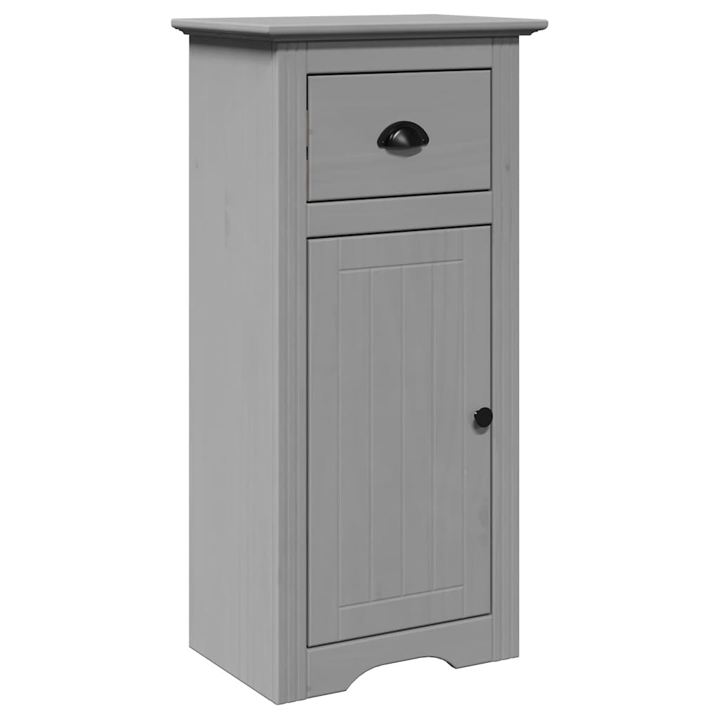 4-piece bathroom furniture set BODO grey solid pine