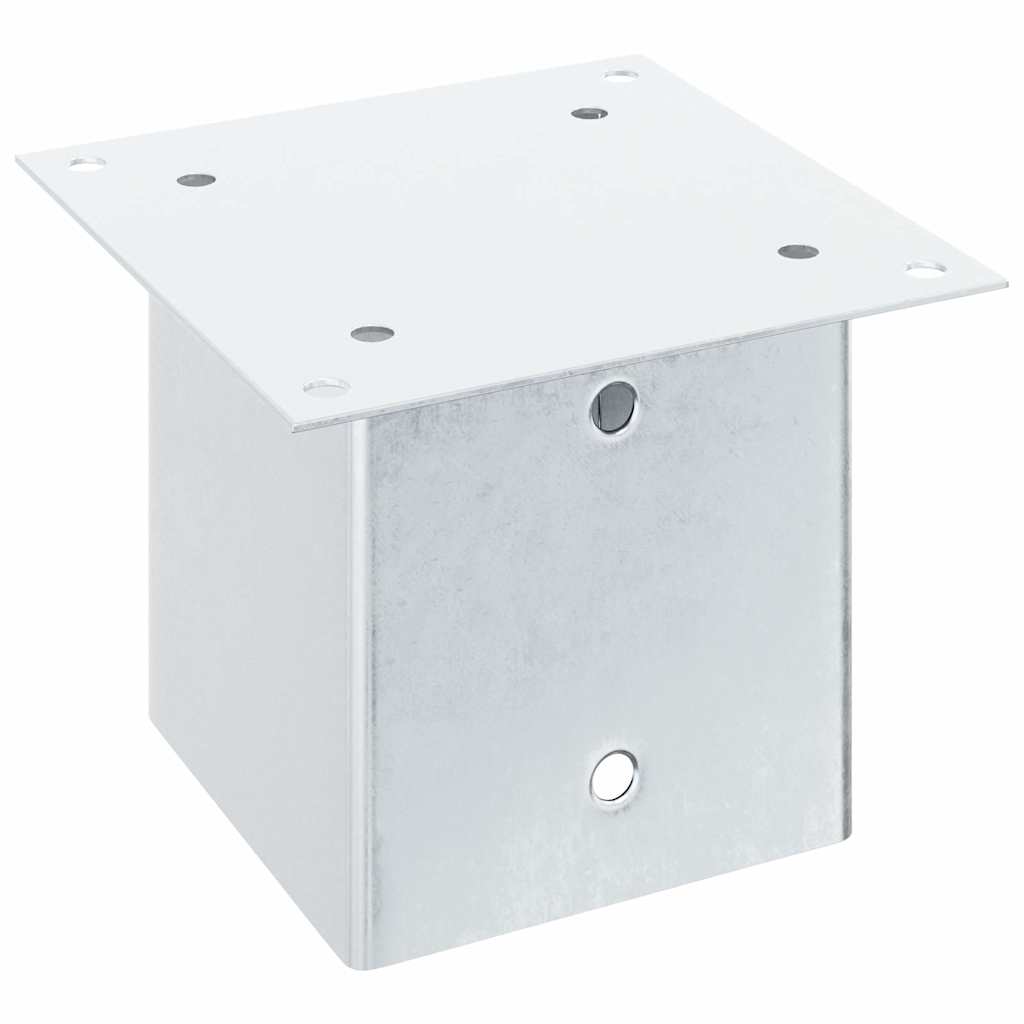 Pfostenträger Quadratisch 12 Stk. 141x141 mm Stahl Verzinkt