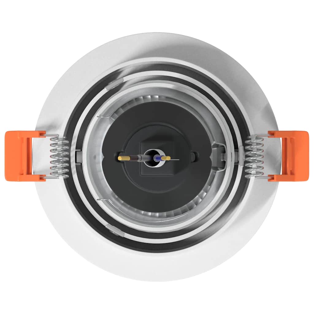Spotlights mit Scheinwerfern 6 pcs Weiß 9 x 9 x cm Aluminium