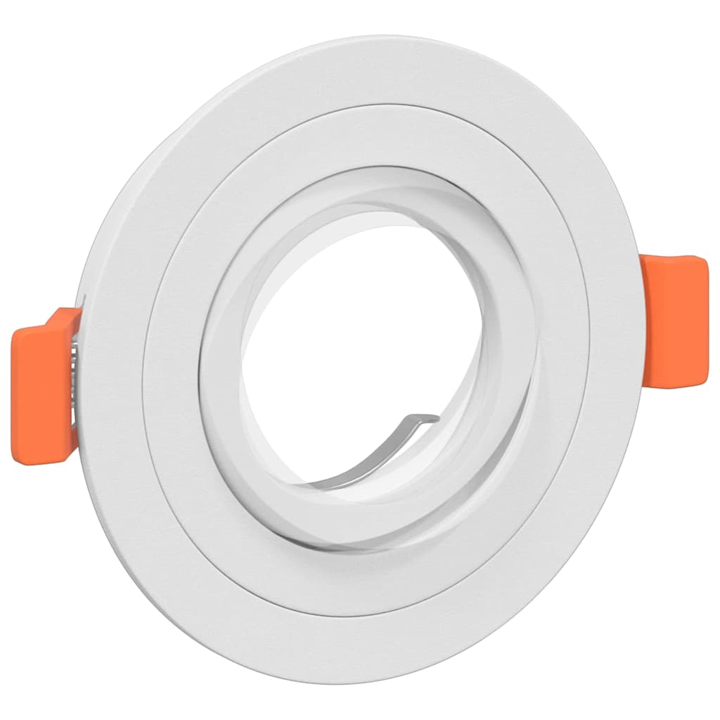 Spotlights mit Scheinwerfern 12 pcs Weiß 9 x 9 x cm Aluminium