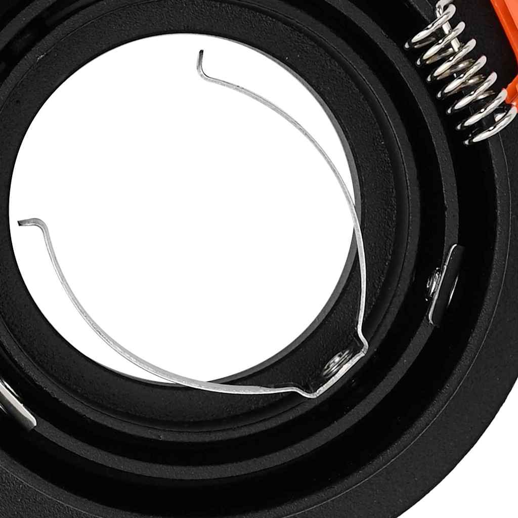 Spotlights mit Scheinwerfern 6 pcs Schwarz 9 x 9 x cm Aluminium
