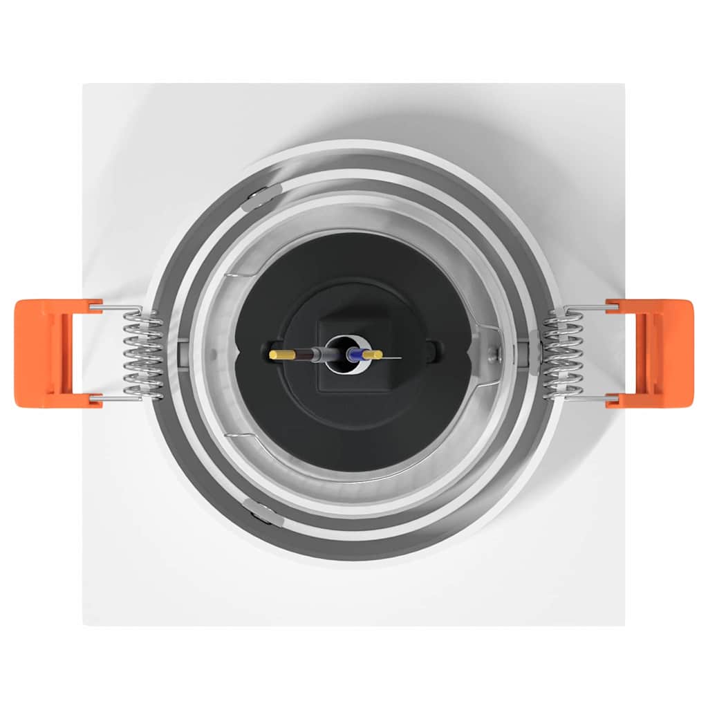 Spotlights mit Scheinwerfern 6 pcs Weiß 9 x 9 x cm Aluminium