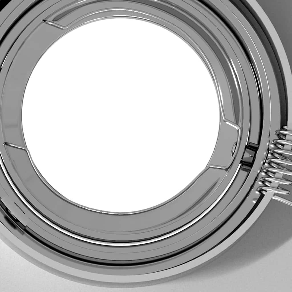 Spotlights mit Scheinwerfern 12 pcs Silber 9 x 9 x cm Aluminium