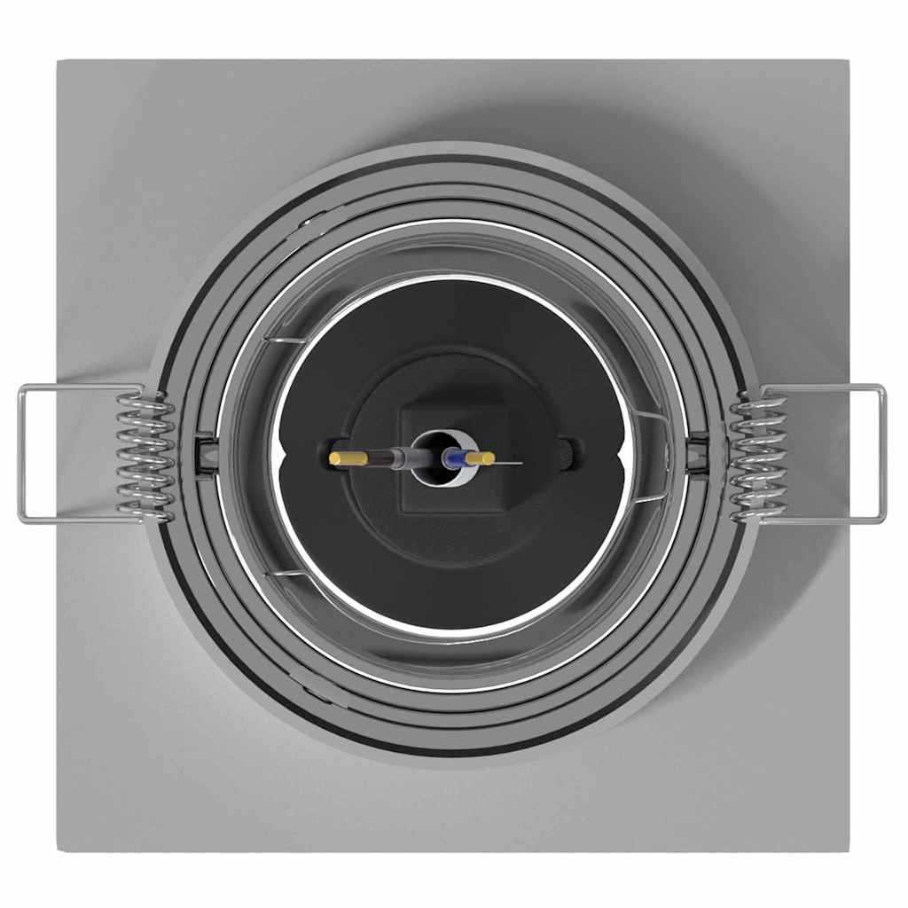 Spotlights mit Scheinwerfern 24 pcs Silber 9 x 9 x cm Aluminium