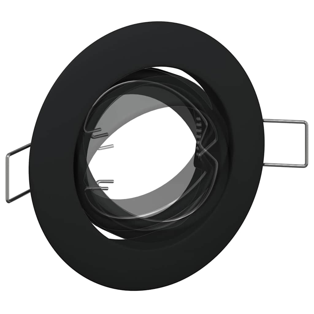 Spotlights mit Scheinwerfern 24 pcs Schwarz 9 x 9 cm Metall
