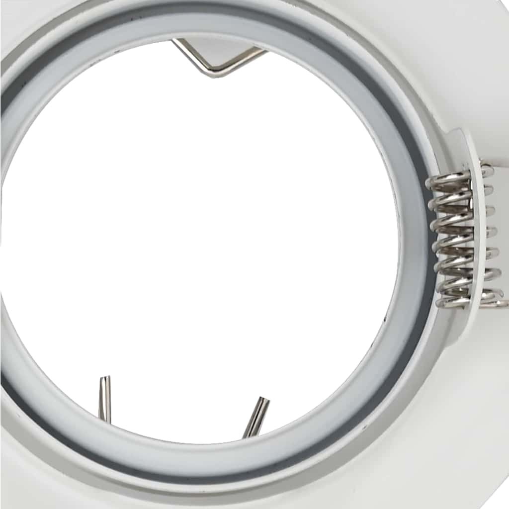 Spotlights mit Scheinwerfern 24 pcs Weiß 9 x 9 cm Metall