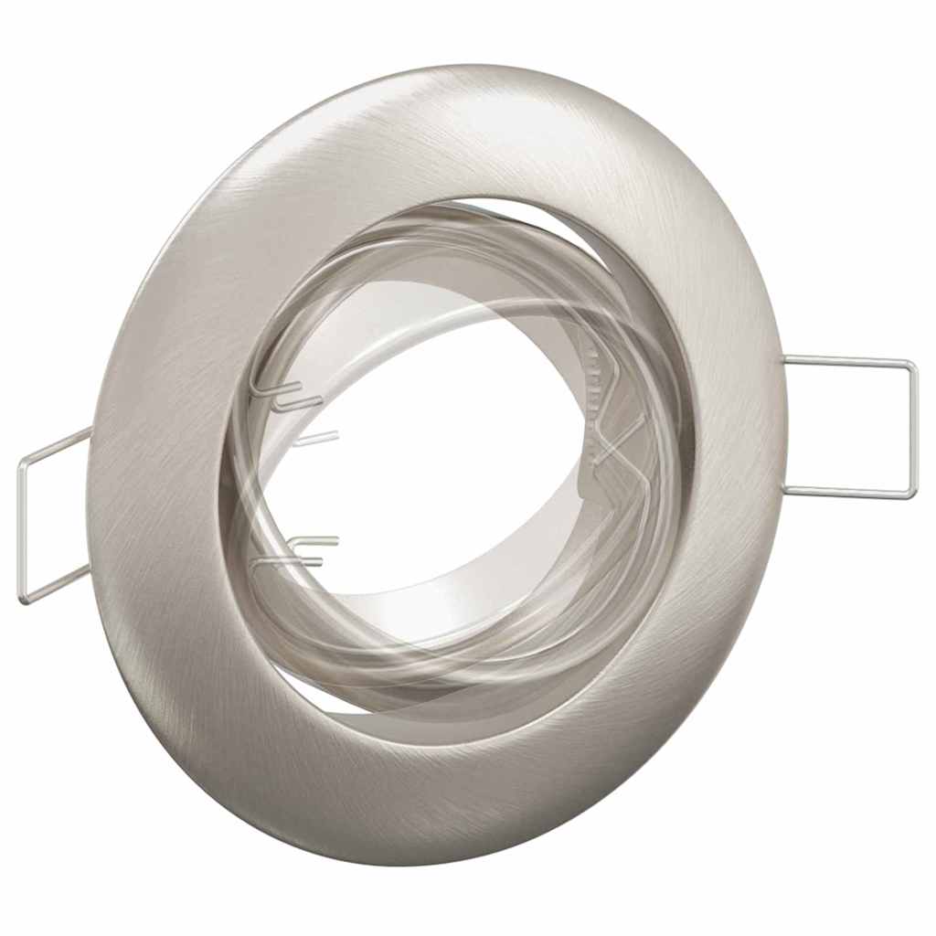 Spotlights mit Scheinwerfern 6 pcs Silber 9 x 9 cm Metall