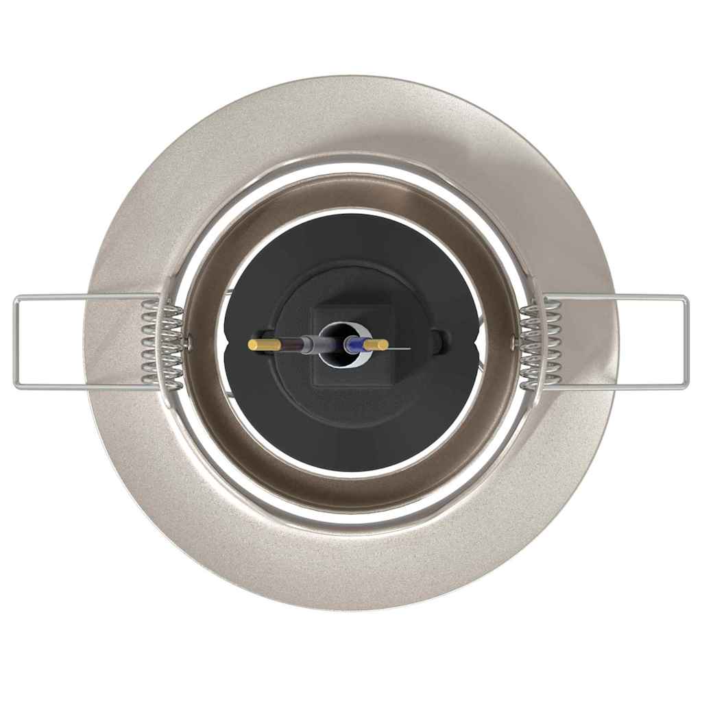Spotlights mit Scheinwerfern 24 pcs Silber 9 x 9 cm Metall