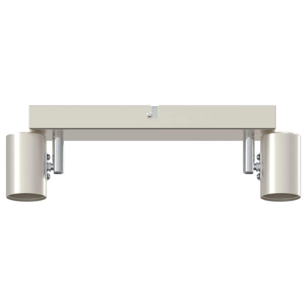 Deckenstrahler Nickel-gebürstet 26 x 6.5 x 11.5 cm Stahl