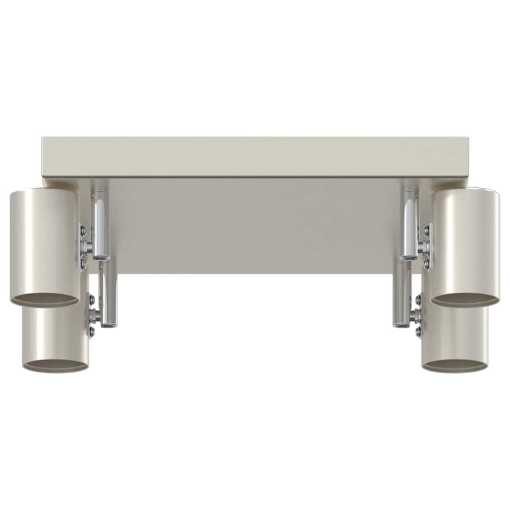 Deckenstrahler Gebürstetes Nickel 26.5 x 26 x 11.5 cm Stahl