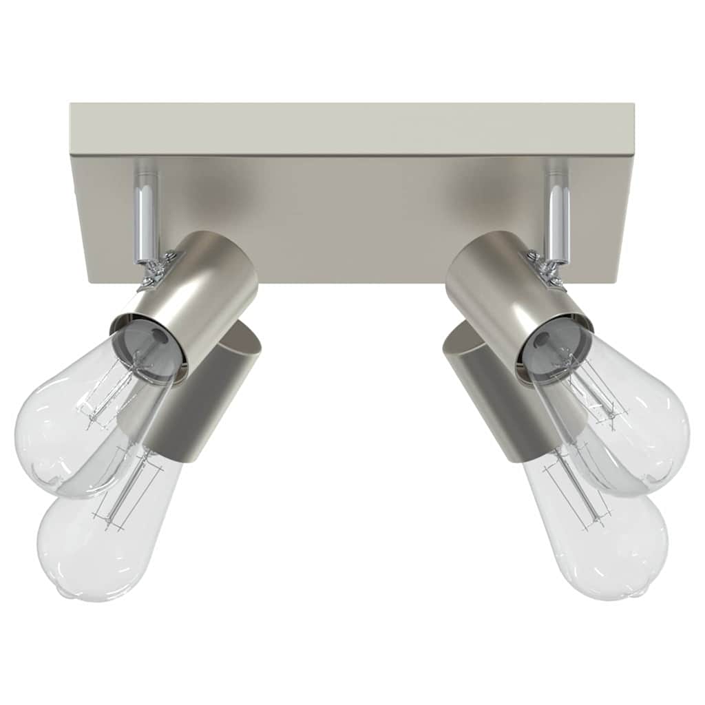 Deckenstrahler Gebürstetes Nickel 26.5 x 26 x 11.5 cm Stahl