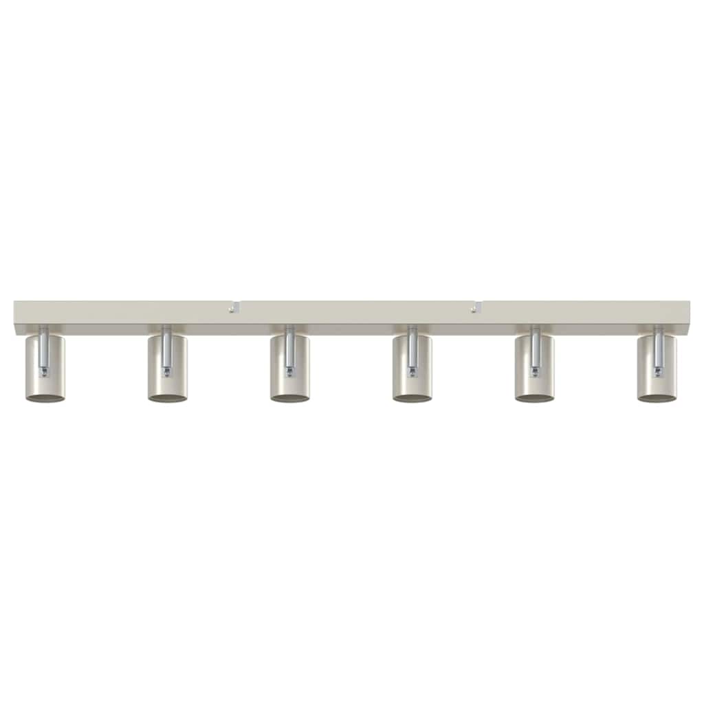 Deckenstrahler Edelstahl gebürstet 73 x 6.5 x 11.5 cm Stahl