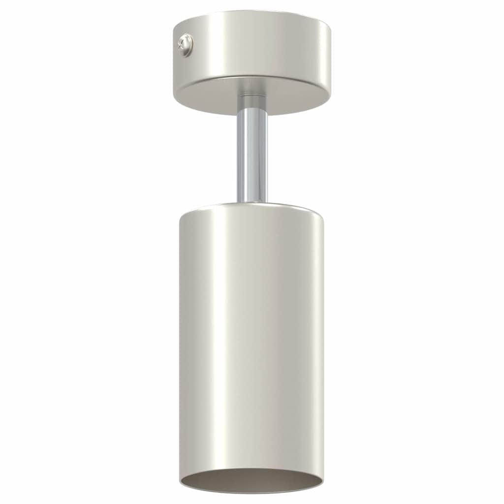 Deckenstrahler Gebürstetes Nickel 6 x 6 x 16.5 cm Stahl