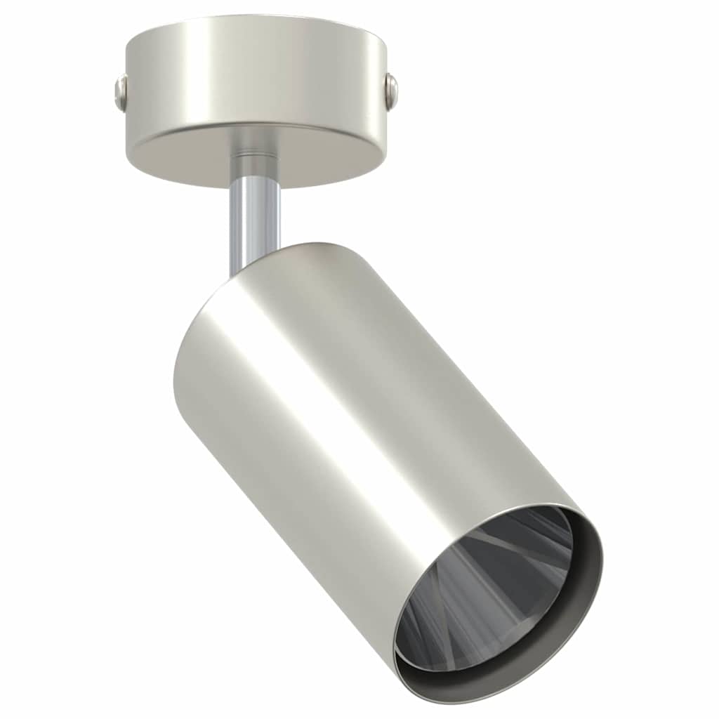 Deckenstrahler Gebürstetes Nickel 6 x 6 x 16.5 cm Stahl