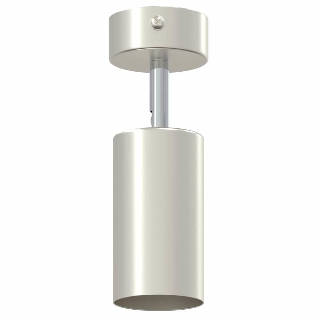 Deckenstrahler Gebürstetes Nickel 6 x 6 x 16.5 cm Stahl