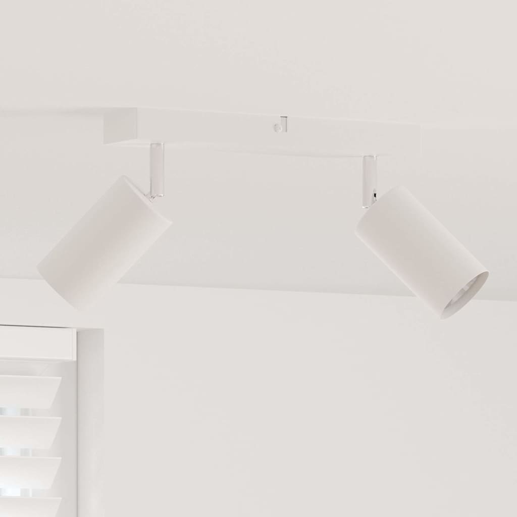 Deckenstrahler Weiß 26 x 5.5 x 16.5 cm Stahl