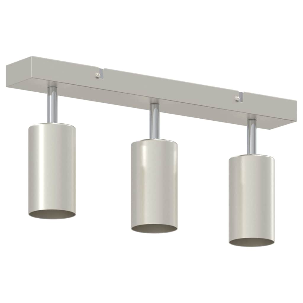 Deckenstrahler Gebürstetes Nickel 38 x 5.5 x 16.5 cm Stahl
