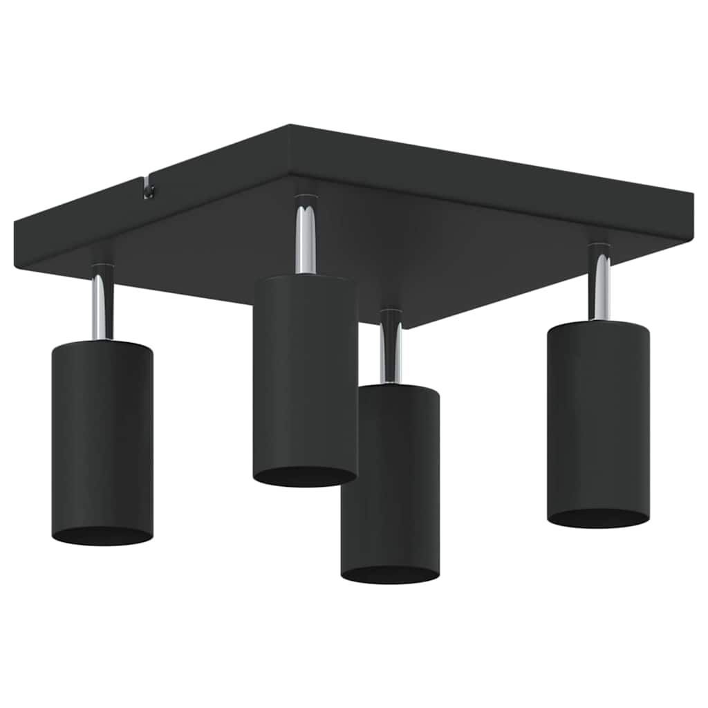 Deckenstrahler Schwarz 26 x 26 x 16.5 cm Stahl