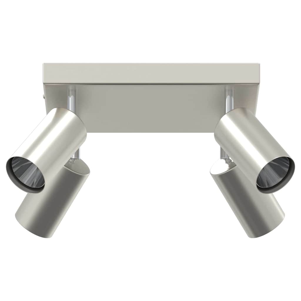 Deckenstrahler Gebürstetes Nickel 26 x 26 x 16.5 cm Stahl