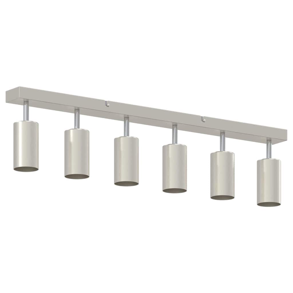 Deckenstrahler Nickel-gebürstet 73 x 5.5 x 16.5 cm Stahl