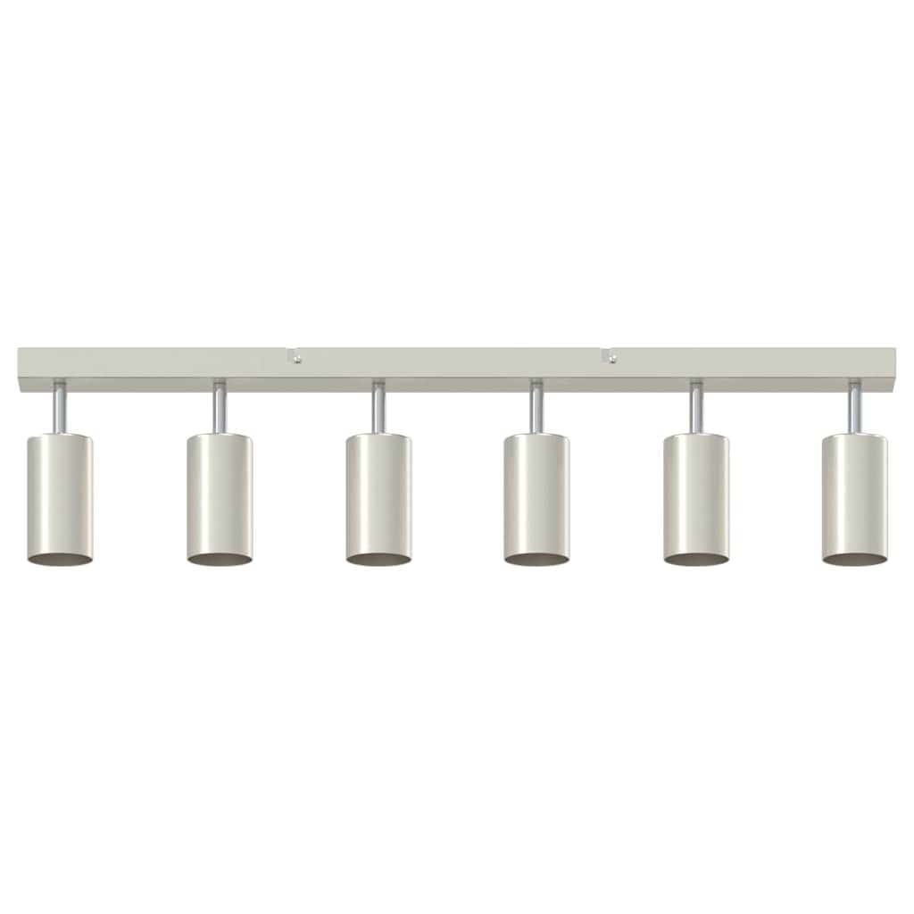 Deckenstrahler Nickel-gebürstet 73 x 5.5 x 16.5 cm Stahl