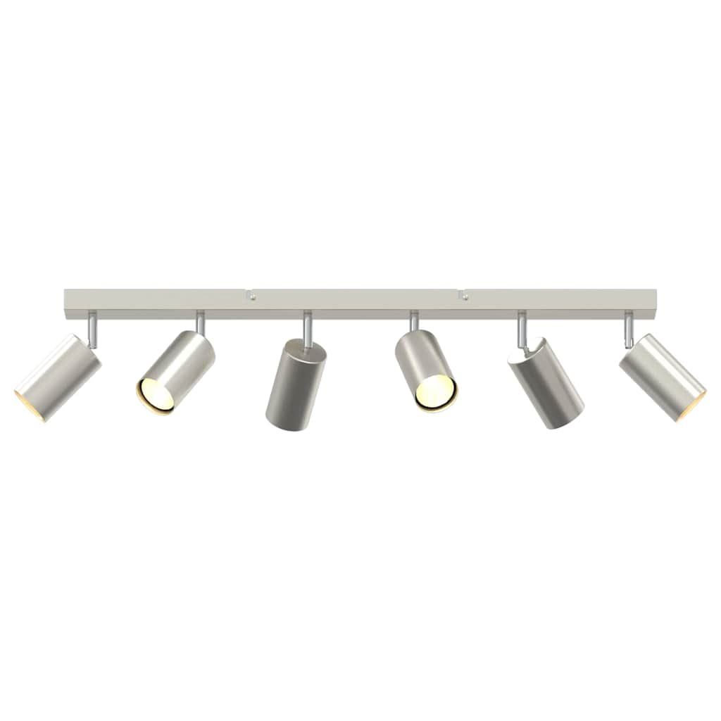 Deckenstrahler Nickel-gebürstet 73 x 5.5 x 16.5 cm Stahl