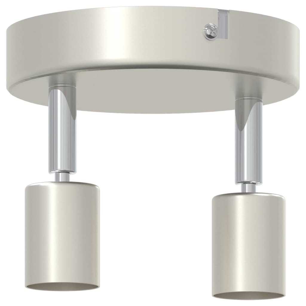 Deckenstrahler Gebürstetes Nickel 12 x 8 cm Stahl