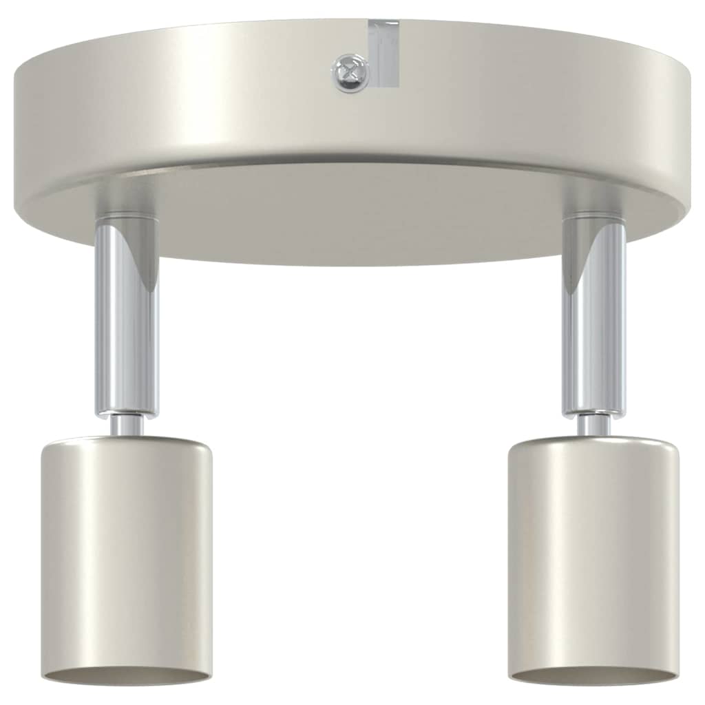 Deckenstrahler Gebürstetes Nickel 12 x 8 cm Stahl