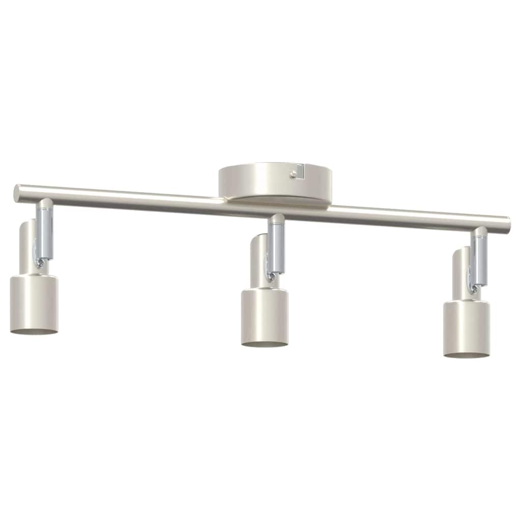 Deckenstrahler Gebürstetes Nickel 39 x 10.5 x 10.5 cm Stahl