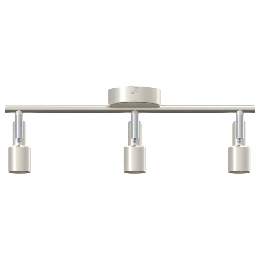 Deckenstrahler Gebürstetes Nickel 39 x 10.5 x 10.5 cm Stahl