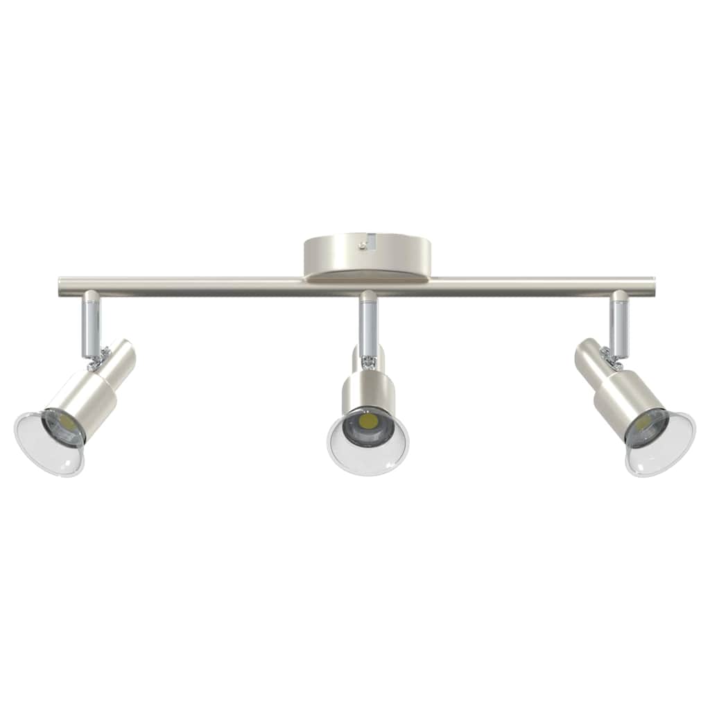 Deckenstrahler Gebürstetes Nickel 39 x 10.5 x 10.5 cm Stahl
