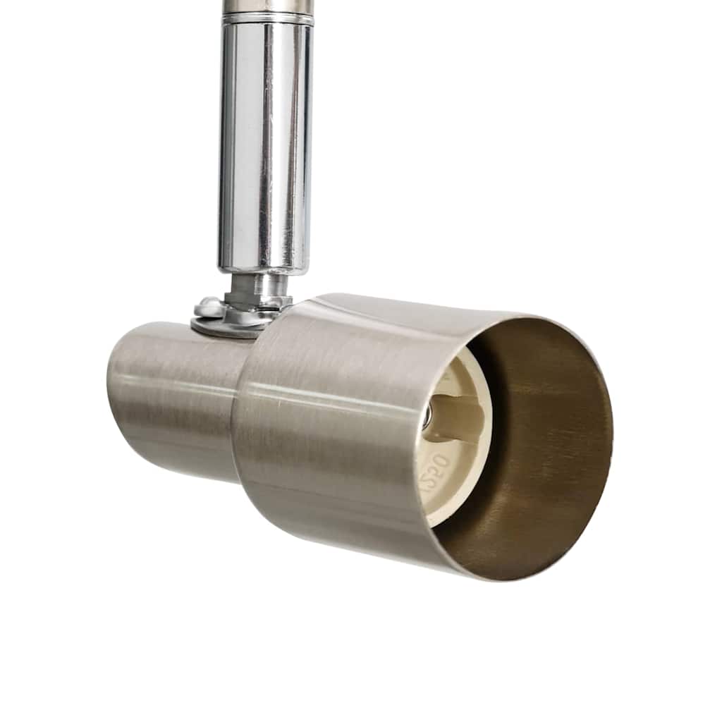 Deckenstrahler Gebürstetes Nickel 70 x 9 x 12.5 cm Stahl
