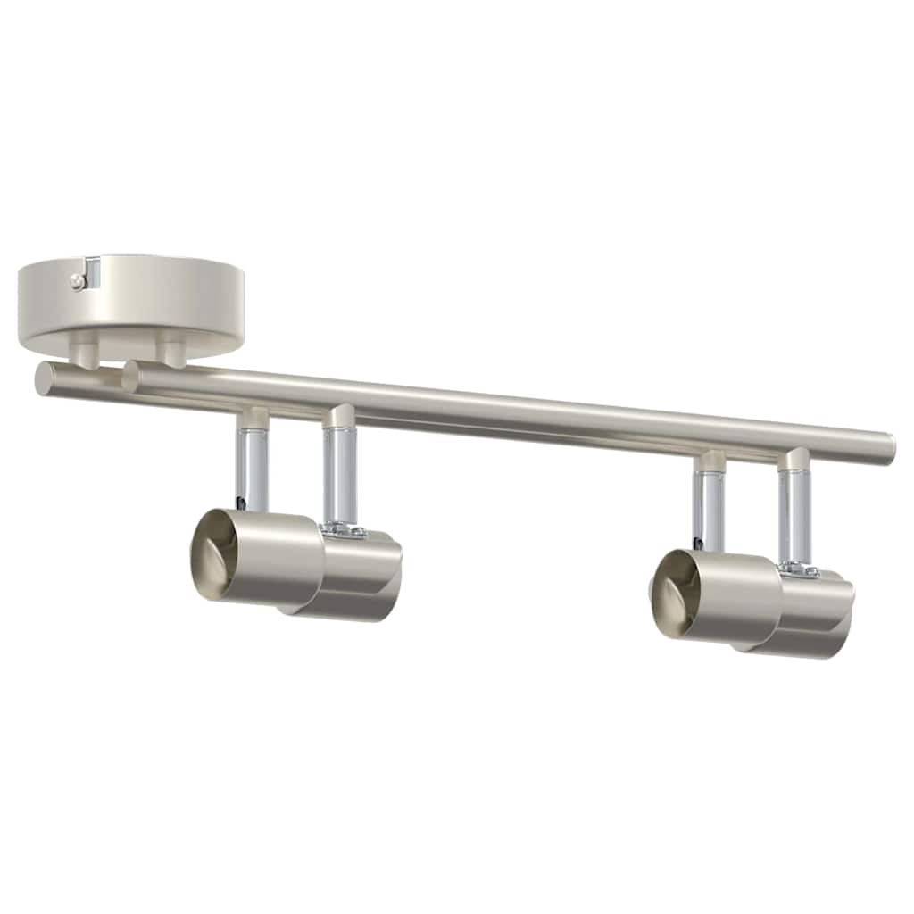 Deckenstrahler Gebürstetes Nickel 70 x 9 x 12.5 cm Stahl