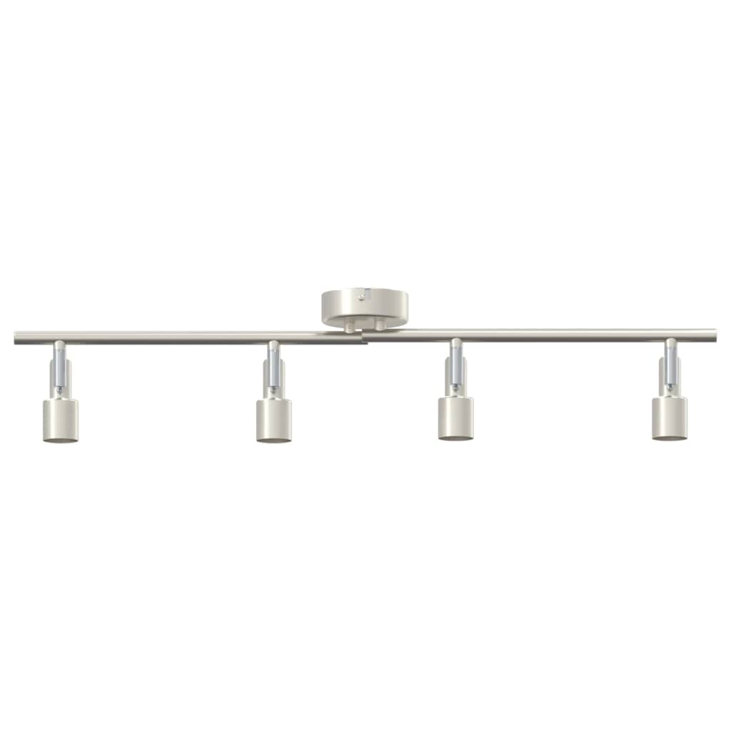 Deckenstrahler Gebürstetes Nickel 70 x 9 x 12.5 cm Stahl