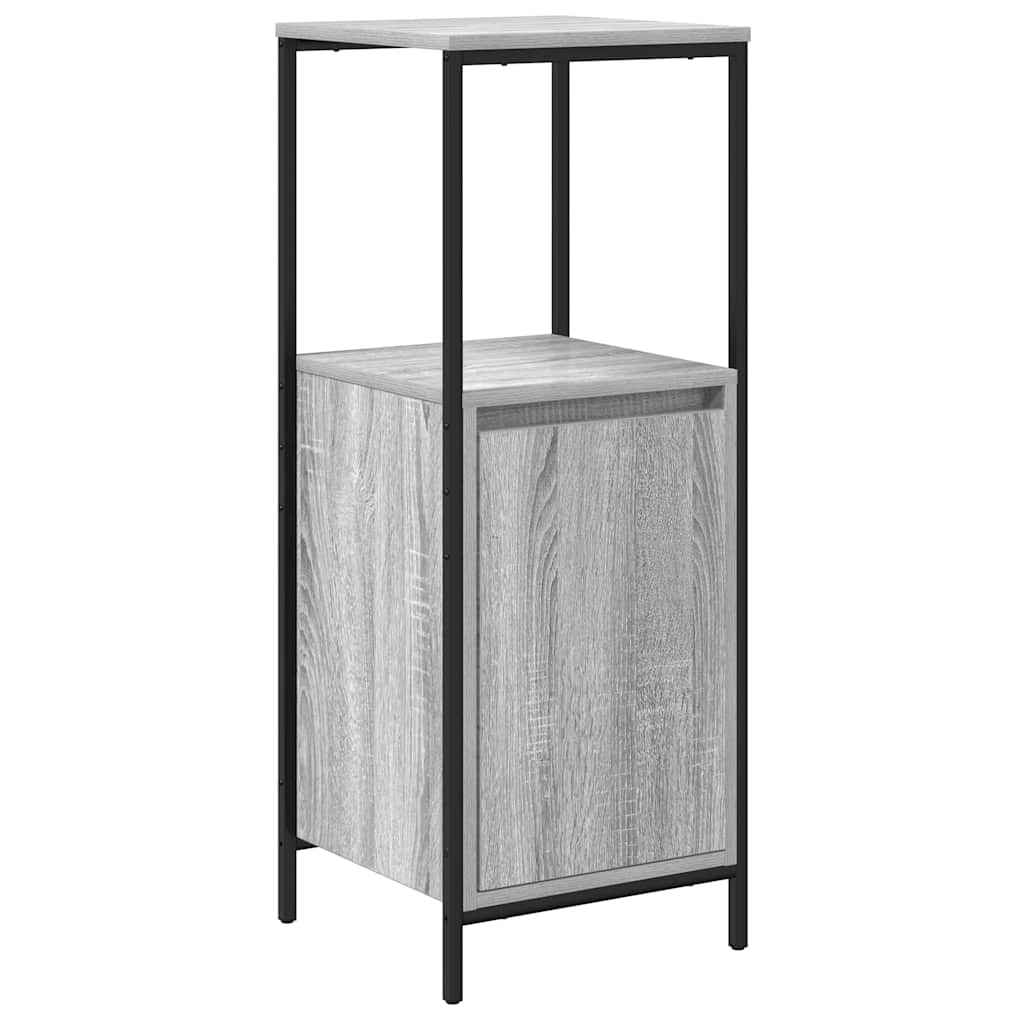 Badezimmermöbel Set 5 pcs Grau 76,5 x 35 x 95 cm Holzwerkstoff