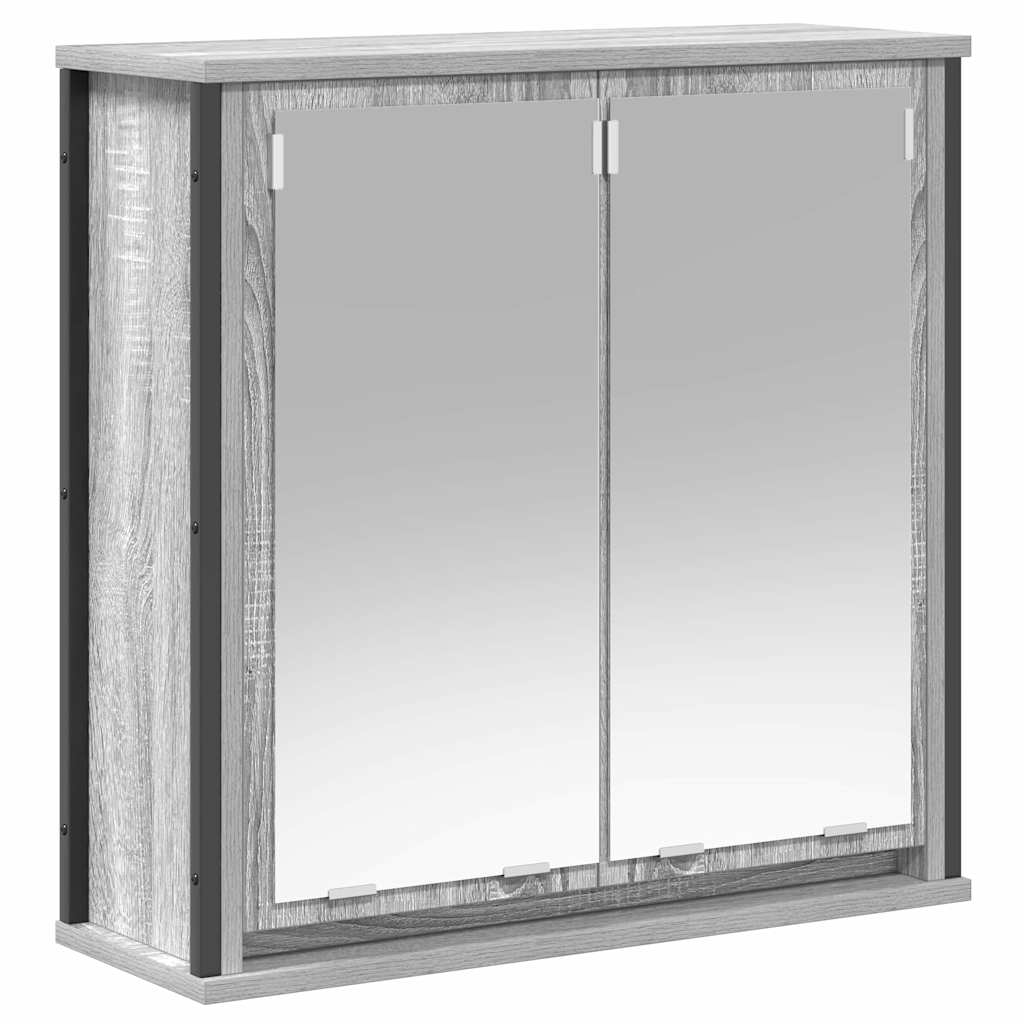 Badezimmermöbel Set 5 pcs Grau 76,5 x 35 x 95 cm Holzwerkstoff
