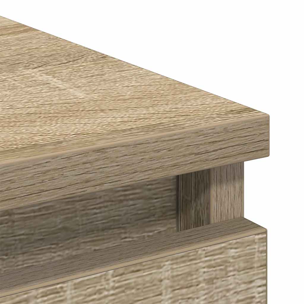 Sideboard Sonoma-Eiche 80x35x99 cm Holzwerkstoff