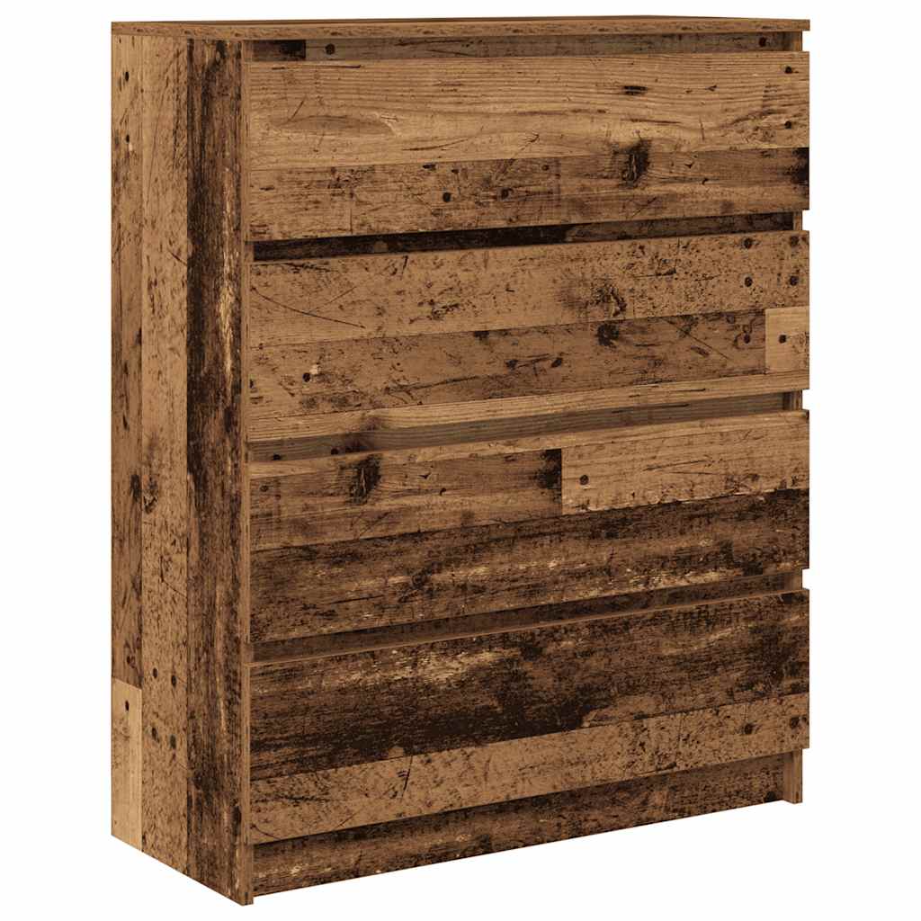 Sideboard Altholz-Optik 80x35x99 cm Holzwerkstoff