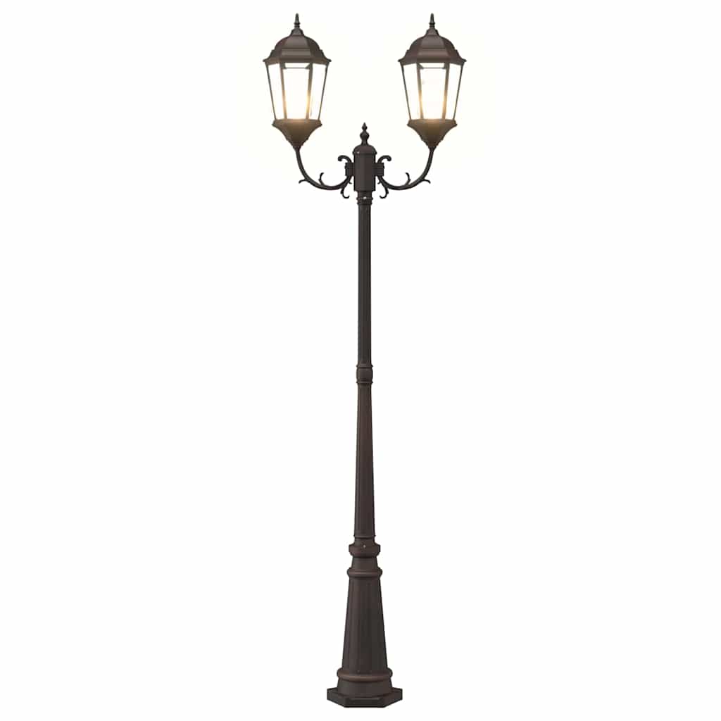 Gartenlicht Bronzefarben 235 cm Aluminium