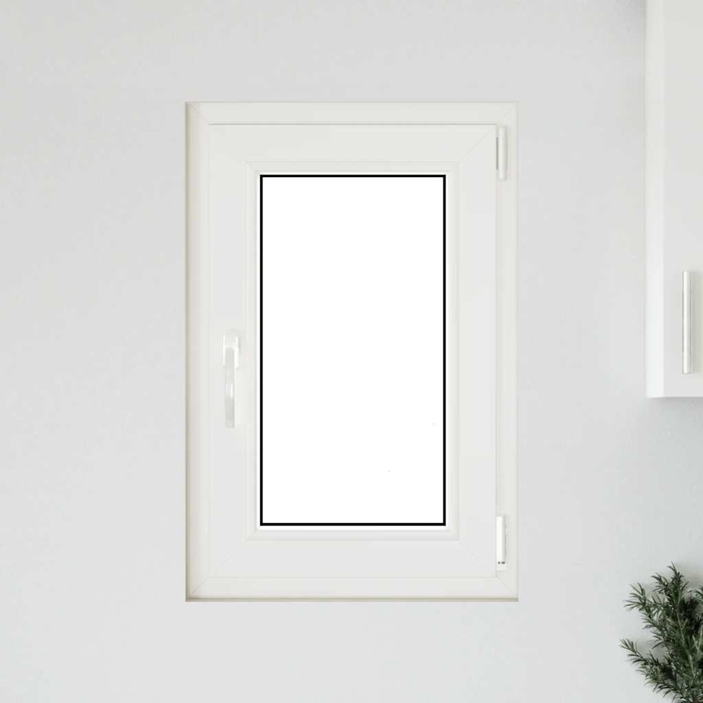 Kellerfenster "RISOR" 50x75 cm Drehkipp DIN Rechts Weiß