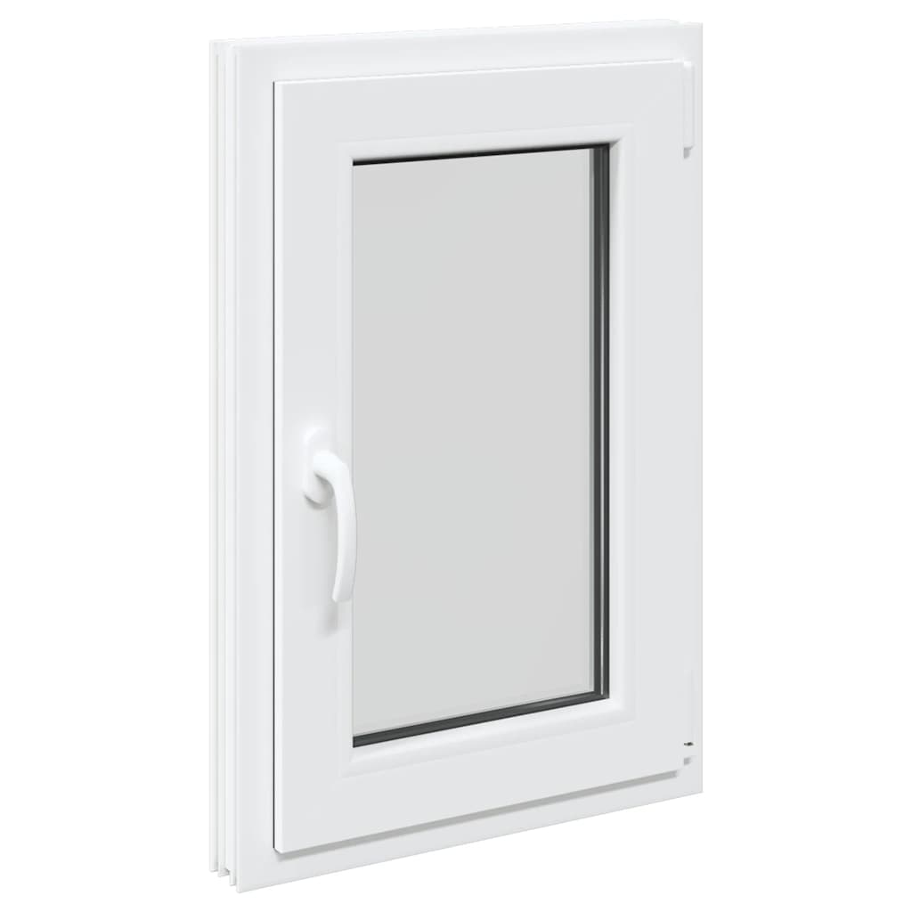 Kellerfenster "RISOR" 50x75 cm Drehkipp DIN Links Weiß
