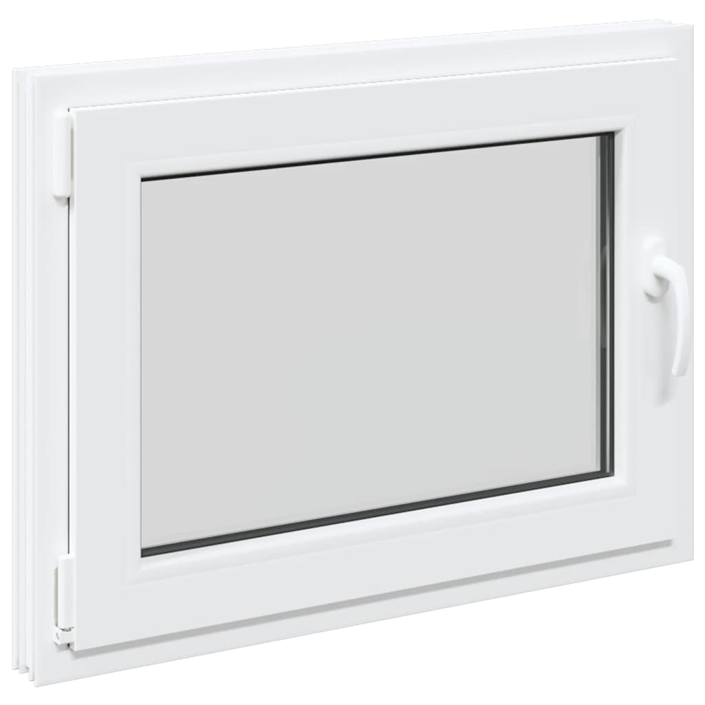 Kellerfenster "RISOR" 80x50 cm Drehkipp DIN Links Weiß