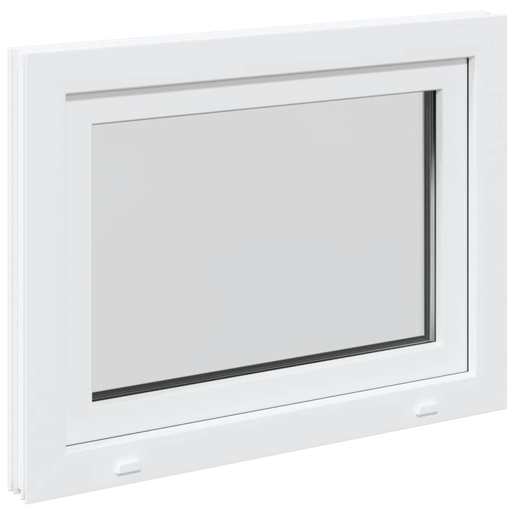 Kellerfenster "RISOR" 80x50 cm Drehkipp DIN Links Weiß