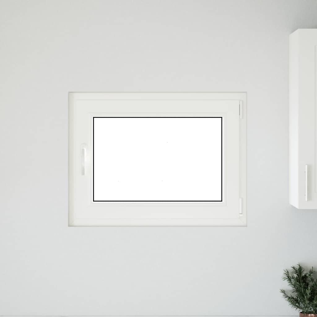 Kellerfenster "RISOR" 80x70 cm Drehkipp DIN Rechts Weiß