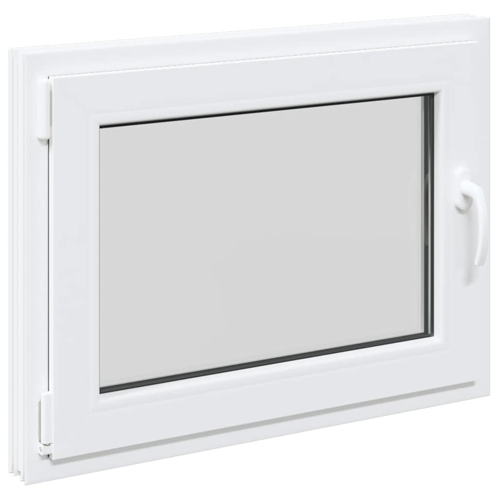 Kellerfenster "RISOR" 80x70 cm Drehkipp DIN Links Weiß